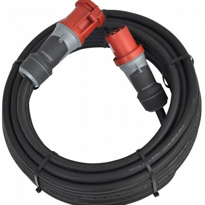 Skjøtekabel - 400V, 3-fas 16A